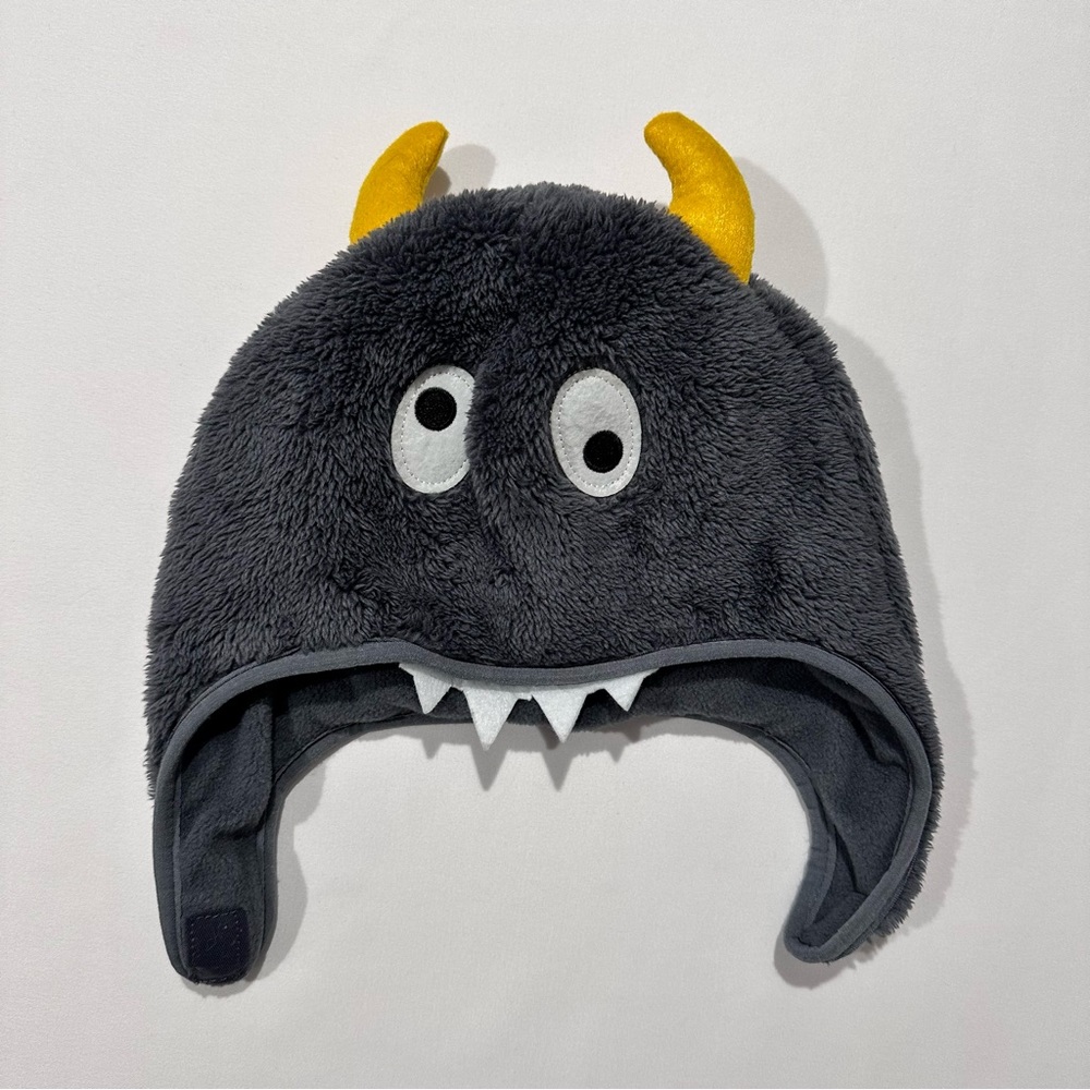Boys Monster Face Fleece Winter Hat